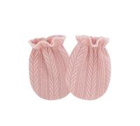 carotoe Mitaines anti-rayures, couvre-mains en coton doux, avec poignet élastique, conception respirante pour bébé de 0 à 1 mois, couvre-mains antidérapants pour nouveau-nés
