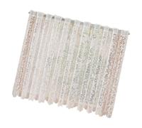 carotoe Panneau de Rideau Transparent en Dentelle décorative, Panneau Simple avec Passe-Tringle à Floral Blanc pour Une lumière Douce et Le de la fenêtre de la Maison