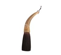 carotoe Pinceau de calligraphie chinoise en cornes de bœuf courbées, brosse d ' écriture, poils d ' ours, pour pratiquer la calligraphie chinoise avec porte-stylo en corne de bœuf
