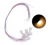 carotoe Plafonniers LED modèle Ensemble de 10 pour Maison de poupée balises d ' aménagement Table de perceuse Jeu de Construction modèle LED plafonnier