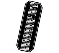 carotoe Plaque de protection pour porte-vélos de route - Protection de cadre de tube vers le bas - Autocollant pour tube de descente