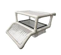 carotoe Plate-Forme d ' cohérente pour Tortues, construite à partir de Plastique sécurisé pour Vivarium et Animaux de Compagnie, Accessoire d ' Habitat cécilien pour la Maison