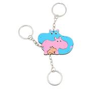 carotoe Porte-clés avec pendentif animal délicat - Ensemble de porte-clés puzzle - Motifs d'animaux - Idéal pour femmes, hommes, enfants