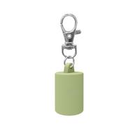 carotoe Porte-clés en élastomère dense pour pommade à lèvres - Planificateur multifonction pour câbles Rudiments et petits objets, vert clair, taille unique