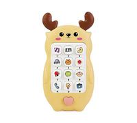 carotoe Puzzle téléphone Portable Jouet bébé téléphone Jouet à croquer lumière Son éducation précoce saisir Coordination œil-Main bébé