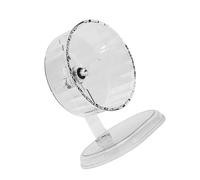 carotoe Roue d ' Exercice silencieuse pour Petits Animaux, Spinner Transparent réglable pour Hamsters Nains et Cadeaux pour Animaux de Compagnie, Accessoires pour Hamster