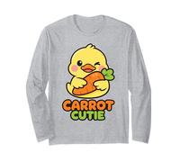 Carotte Mignon Canard de Pâques Lapin Printemps Mignon Dessin animé Manche Longue