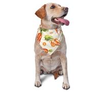 Carottes aquarelles dessinées à la Main, Bandanas pour Chien, Chat, Chiot, écharpes, Mouchoir Lavable pour Animaux de Compagnie