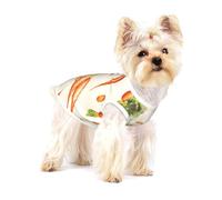 Carottes dessinées à la Main à l'aquarelle,T-Shirt sans Manches en Coton pour Animaux de Compagnie, Gilet Respirant, Extensible et Doux,L