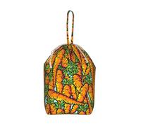 Carottes， Sac à linge pliable à cordon de grande capacité pour vêtements sales, résistant et durable.