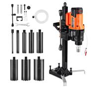 Carotteuse à Diamant-VEVOR-Diamètre 20-200 mm-Perceuse à Béton sur Pied 3000 W 850 tr/min-Perçage Sèche et Humide