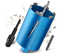 Carotteuse M22 Turbo Ø 102 mm L 200 mm avec adaptateur SDS Plus de 110 mm Couronne de forage diamantée à sec/eau Couronne de forage diamantée pour béton, brique, pierre ponce