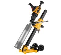 WABROTECH Carotteuse 3 Vitesses 1500 W sur Support de Carottage Inclinable avec Roues - Carotteuse Diamant avec Disjoncteur PRCD - Carotteusse Mains Libres 3960 Tr/min pour Forage à eau et à Sec 230V