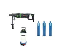 Carotteuse Portative EIBENSTOCK ETN162/3 230 V 2.2 kW Ø 202 + Pulvérisateur + 3 couronnes