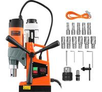 Carotteuse professionnelle VEVOR Carotteuse magnétique Force magnétique 12500 N, 850 tr/min 1450 W Carotteuse magnétique 40 mm Max. Diamètre de perçage, système de carottage magnétique pour la constru