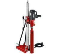 Carotteuse V150+ avec bâti - couronne diamantée Ø127 - pompe 10L et guide Virax