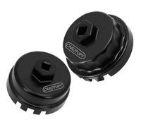 CAROTUPY Lot de 2 clés à filtre à huile 64,5 mm 14 cannelures pour Toyota Tacoma 4Runner Camry Tundra RAV4 Lexus ES300h et plus encore