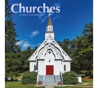 Carousel Calendars, Calendrier mural 2026 avec reliure agrafée 30,5 x 30,5 cm, calendrier de 16 mois avec reliure agrafée