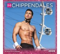 Carousel Calendars, Chippendales Calendrier mural 2026, 30,5 x 30,5 cm, calendrier de 16 mois avec reliure agrafée