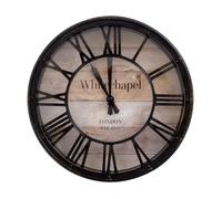 Carousel Home London Whitechapel Horloge murale vintage Effet antique Chiffres romains 20 cm