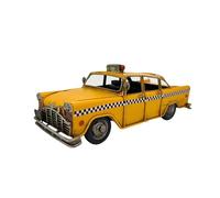 Carousel Home Rétro Vintage New York City Taxi Yellow Cab Tin Modèle