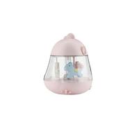 Carousel music box light rotate horse gifts lampe de nuit avec minuterie et touche - rose