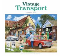 Carousel Worldwide, Calendrier mural Trevor Mitchell 2026 vintage Transport