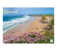 Carousel Worldwide Cornwall Calendrier mural 2027, format A4, calendrier mensuel sur 12 mois, photographie de Cornouailles en couleur