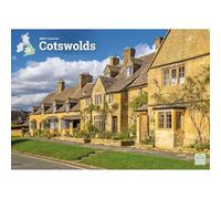 Carousel Worldwide Cotswolds Calendrier mural 2027, format A4, calendrier mensuel sur 12 mois, photographie des Cotswolds en couleur