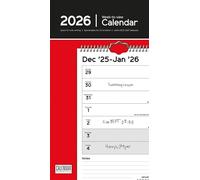 Carousel Worldwide, Essential Calendrier mural fin 2026 semainier