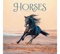 Carousel Worldwide, Horses Calendrier mural 2026 à fil