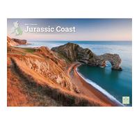 Carousel Worldwide Jurassic Coast Calendrier mural 2027, format A4, calendrier mensuel sur 12 mois, photographie côtière en couleur