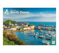 Carousel Worldwide North Devon Calendrier mural 2027, format A4, calendrier mensuel sur 12 mois, photographie en couleur du nord du Devon