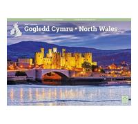 Carousel Worldwide North Wales Calendrier mural 2027, format A4, calendrier mensuel sur 12 mois, photographie en couleur du Nord du Pays de Galles