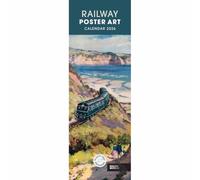 Carousel Worldwide, Poster de chemin de fer Art 2026 Calendrier mural fin