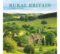 Carousel Worldwide Rural Britain Calendrier mural carré 2027 sur 12 mois, scènes de campagne traditionnelles