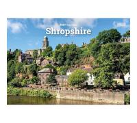 Carousel Worldwide Shropshire Calendrier mural 2027, format A5, calendrier mensuel sur 12 mois, photographie du Shropshire en couleur