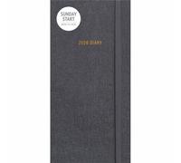 Carousel Worldwide, Sunday Start Agenda fin 2026 Gris anthracite