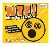 Carousel Worldwide, WTF : Weird True Facts Calendrier de bureau 2026 avec chevalet
