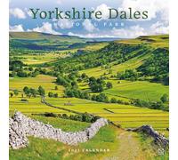 Carousel Worldwide Yorkshire Dales National Park 2027 Calendrier mural carré, calendrier de 12 mois, paysages du parc national