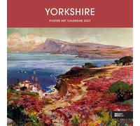 Carousel Worldwide Yorkshire Poster Art 2027 Calendrier mural 12 mois Poster classique Yorkshire