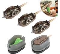 Carp Fishing Feeders With Fishing Weights 20g 30g 40g 40g 50g 60g Quick Release For Carp Fishing