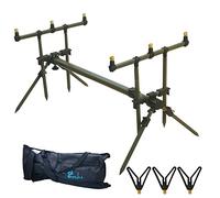 Carp Fishing Goal Post Rod Pod with Bank Sticks,Rod Rests and Carry Case