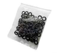 Carp Fishing Rig Rings 5 Sizes pour durable Silicone Connectors(4#) | Five precise sizes available, outer diameter 5.1mm to 9mm, fits various worm thicknesses, secure hold, heavy cover ready