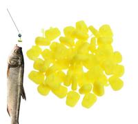 Carp Hair Rig - Lot de 50 bouchons bouillettes de maïs de rivière, accessoires pour morue et perche | Convient pour l'eau douce et salée, les rivières, les lacs, appâts efficaces pour les pêcheurs.