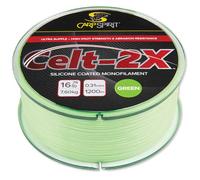 Carp Spirit – Nylon monofilament Celt 2X 0,285 mm 1400 m Mymetik Green