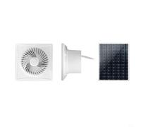 Carpango Ventilateur extracteur d'air 12 V CC pour la maison, la cuisine et la salle de bain, design sans moustiques, alimentation (20,3 cm)