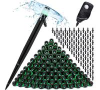 CARPATHEN Vortex Lot de 100 émetteurs d'irrigation goutte à goutte - Pièces d'irrigation goutte à goutte pour kit d'irrigation - Tubes d'irrigation de ¼ po compatibles - Pulvérisateur ventilateur
