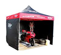 Bihr Tonnelle de paddock Home Track 3 x 3 m avec 3 cloisons amovibles