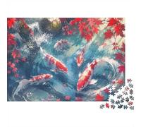 Carpe Cascade 1000 Pièces Mini Puzzle pour Adultes | 70x50cm Carton, Décoration Maison, Découpe Précise, Cadeau Anniversaire, Détente Esprit